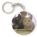 Three Shelter Kittens keychains