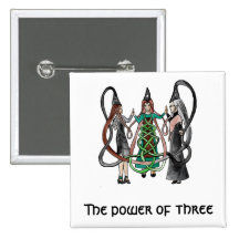 Three Sisters - Celtic witches Pins
