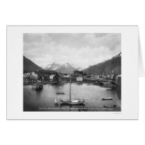 Three Sisters Mountains Sitka 1912 Card
