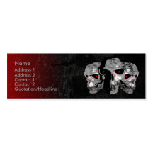 Three Skulls Business Cards