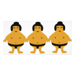 three sumos icon photo cards