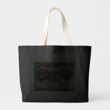 Three swallows singing Christmas carols Bags