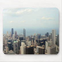 Three Tall Buildings Viewed From Sears Tower Mousepad
