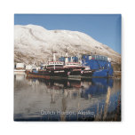 Three Trawlers, Dutch Harbor, Alaska Refrigerator Magnets