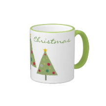 Three Trees Christmas Mug