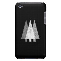 Three Trees in Black and White. Barely There iPod Covers