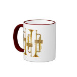 Three Trumpets mugs