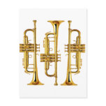 Three Trumpets postcards