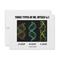Three Types Of Me, Myself & I (A-DNA B-DNA Z-DNA)