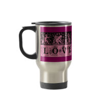 Three Vintage Images of Cupid Love Design Coffee Mug