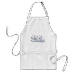Three West Highland White Terriers aprons