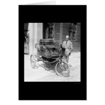 Three-Wheel Auto First Prize 1924 Card
