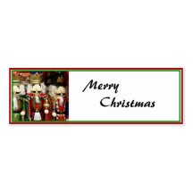 Three Wise Crackers - Nutcracker Soldiers Business Cards