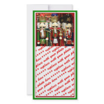 Three Wise Crackers - Nutcracker Soldiers Photo Greeting Card