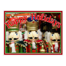 Three Wise Crackers - Nutcracker Soldiers Postcards