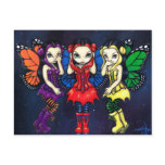 "Three Wise Faeries" Postcard