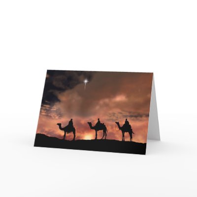Three Wise Men Christmas Card by elizdesigns