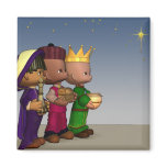 Three Wise Men Christmas Magnet