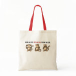Three Wise Monkeys bags
