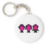 Three Wise Monkeys keychains