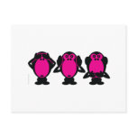 Three Wise Monkeys Postcards