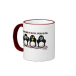 Three Wise Penguins Mugs