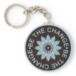 Three Word Quotes ~Be The Change~ Keychains