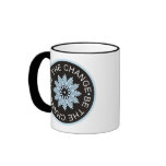 Three Word Quotes ~Be The Change~ mugs