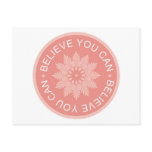Three Word Quotes ~Believe You Can~ Post Card