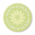 Three Word Quotes ~Health Is Wealth~ magnets