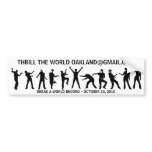 Thriller Bumper Sticker bumper stickers