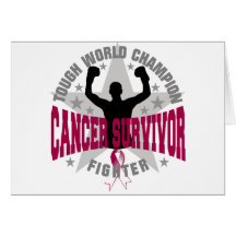Throat Cancer Tough World Champion Survivor Cards