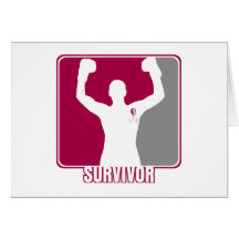 Throat Cancer Winning Survivor Greeting Cards