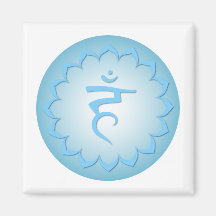 Throat Chakra - Light Blue Magnet