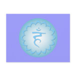 Throat Chakra - Light Blue postcards