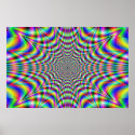throbbing - optical illusion posters