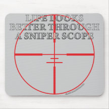 Through a Sniper Scope Mousemats