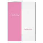© Through Sickness... cards