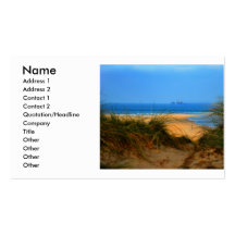 Through the Dunes, Name, Address 1, Address 2, ... Business Card Template