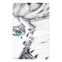 Through the eyes of a Woman Stationery Design