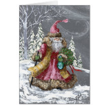 THROUGH THE SNOW CARD