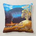 Throw Pillow Autumn Indian Tepee