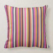 Throw Pillow - Sunset Stripes