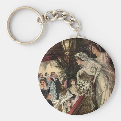 Throwing the Bouquet Keychains