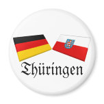 Thueringen, Germany Flag Tiles magnets