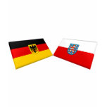 Thueringen, Germany Flag Tiles t-shirts