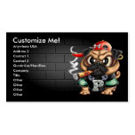 Thug Pug Gangsta Business Card business cards