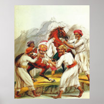 Thuggee The Sacred Assassins 19th century painting Poster