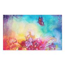 THUMBELINA ,FLOWER BASKET AND BUTTERFLY RECTANGULAR STICKERS