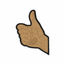Thumbs-up Embroidered Shirt